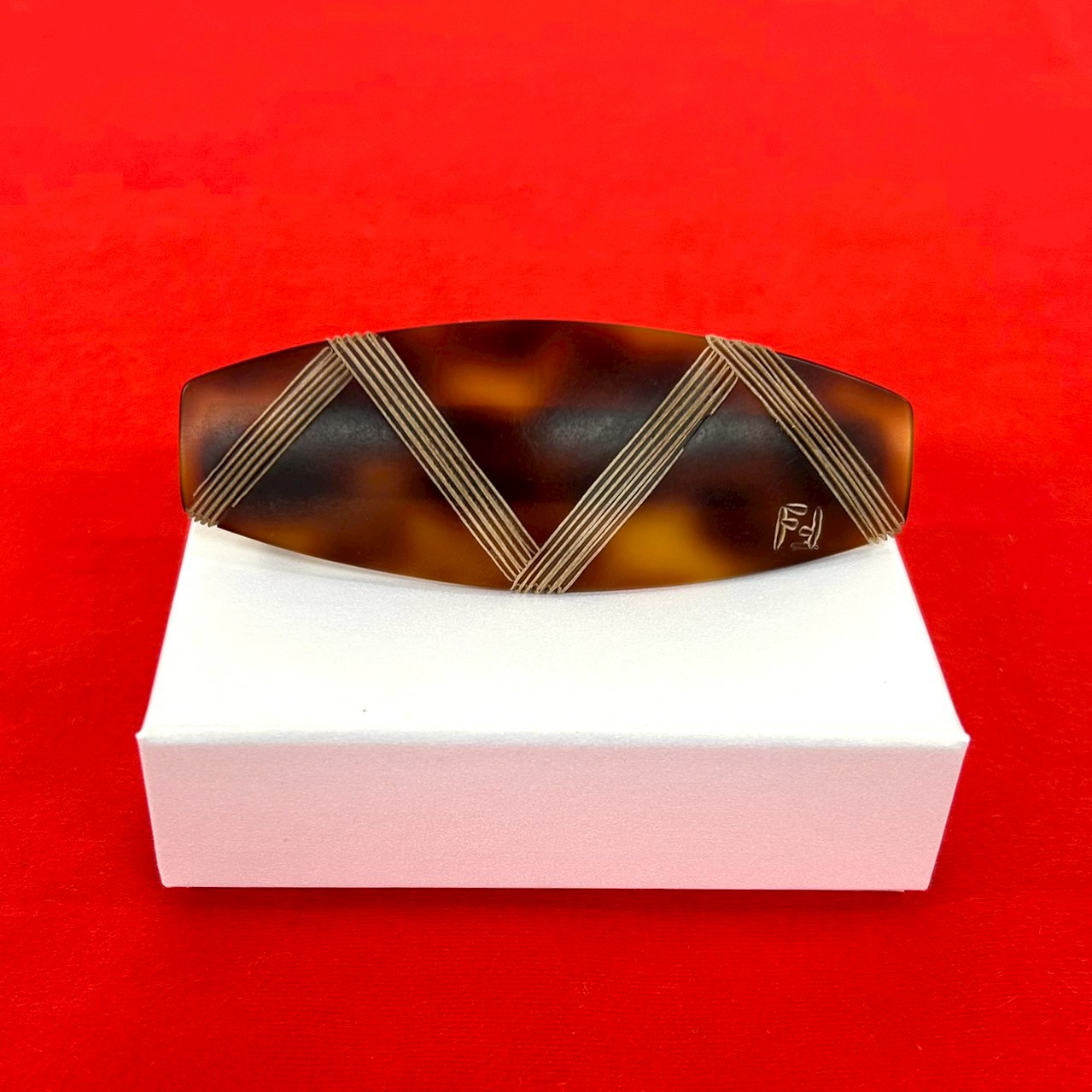 専用　トップス２枚セット ポイント2倍】極 美品 FENDI フェンディ FF ロゴ べっ甲柄