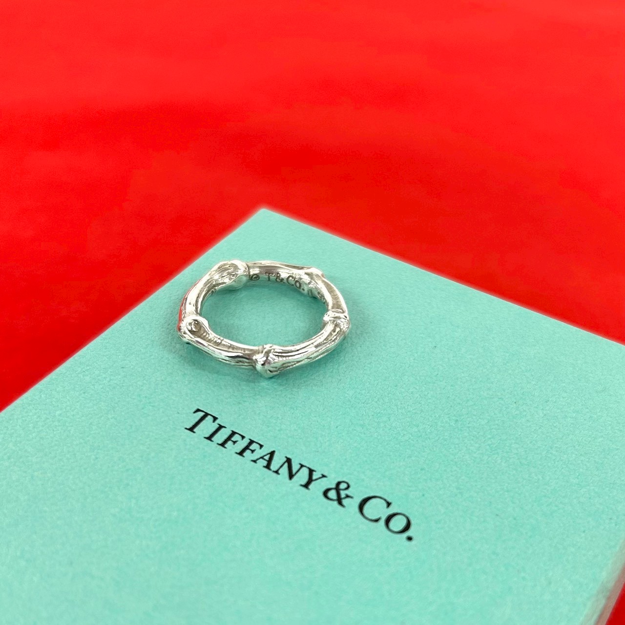 【ポイント2倍】極 美品 TIFFANY&Co. ティファニー バンブー シルバー925 リング 指輪 11号 アクセサリー シルバー -2026【送料無料】【中古】