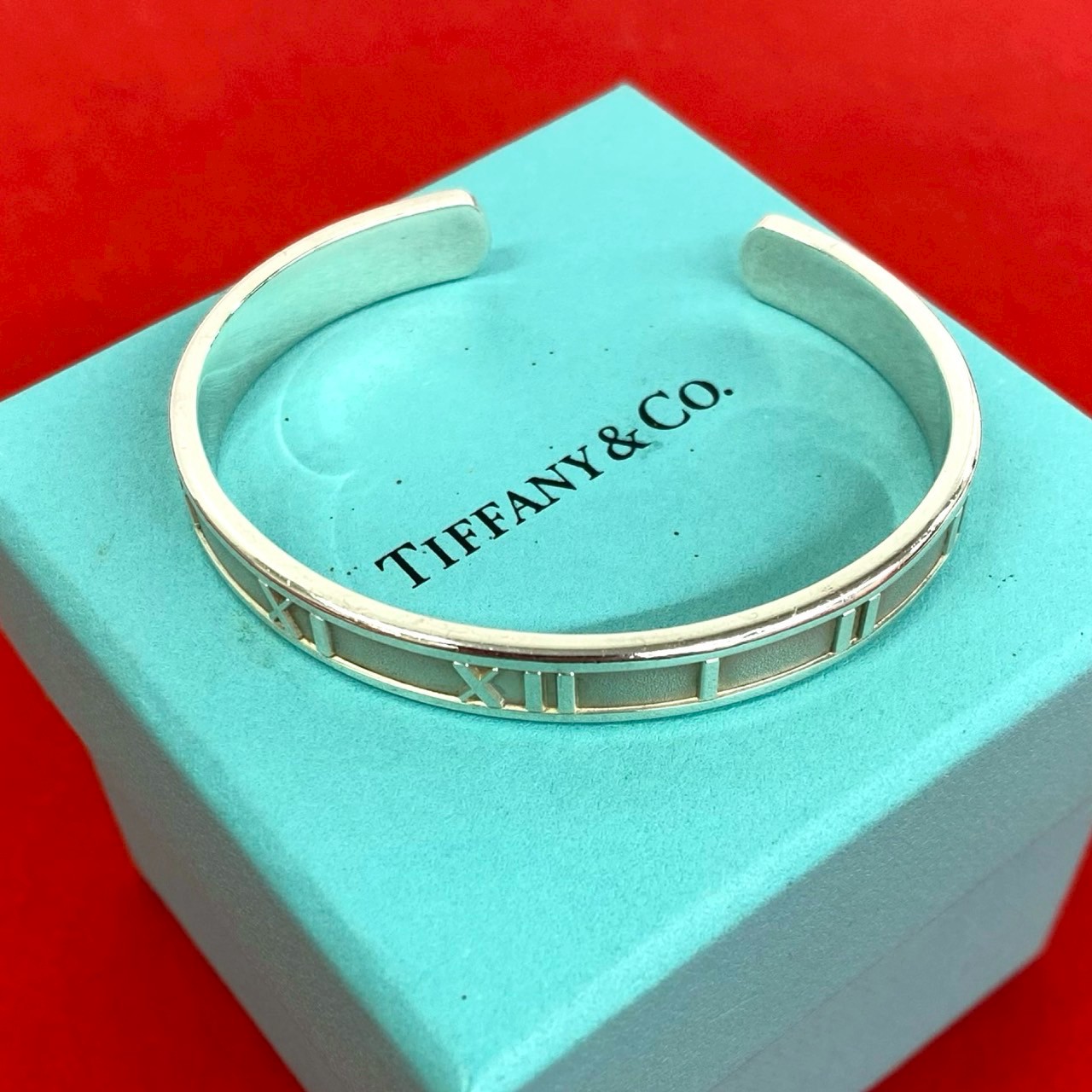 【ポイント2倍】極 美品 TIFFANY&Co. ティファニー アトラス バングル シルバー925 ブレスレット アクセサリー シルバー 64371【送料無料】【中古】|Trip Vintage
