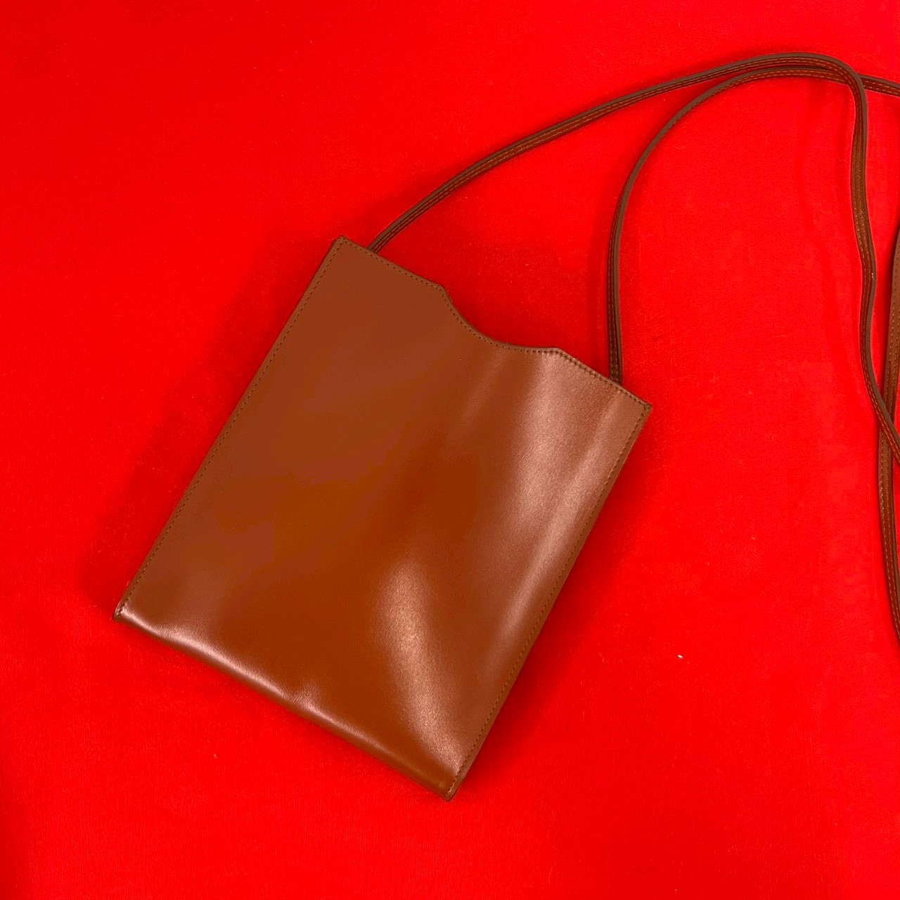 【ポイント2倍】極 美品 HERMES エルメス オメニトゥ ヴィンテージ レザー 本革 ショルダーバッグ ミニ ポシェット サコッシュ ブラウン 茶 26741【送料無料】【中古】|Trip Vintage