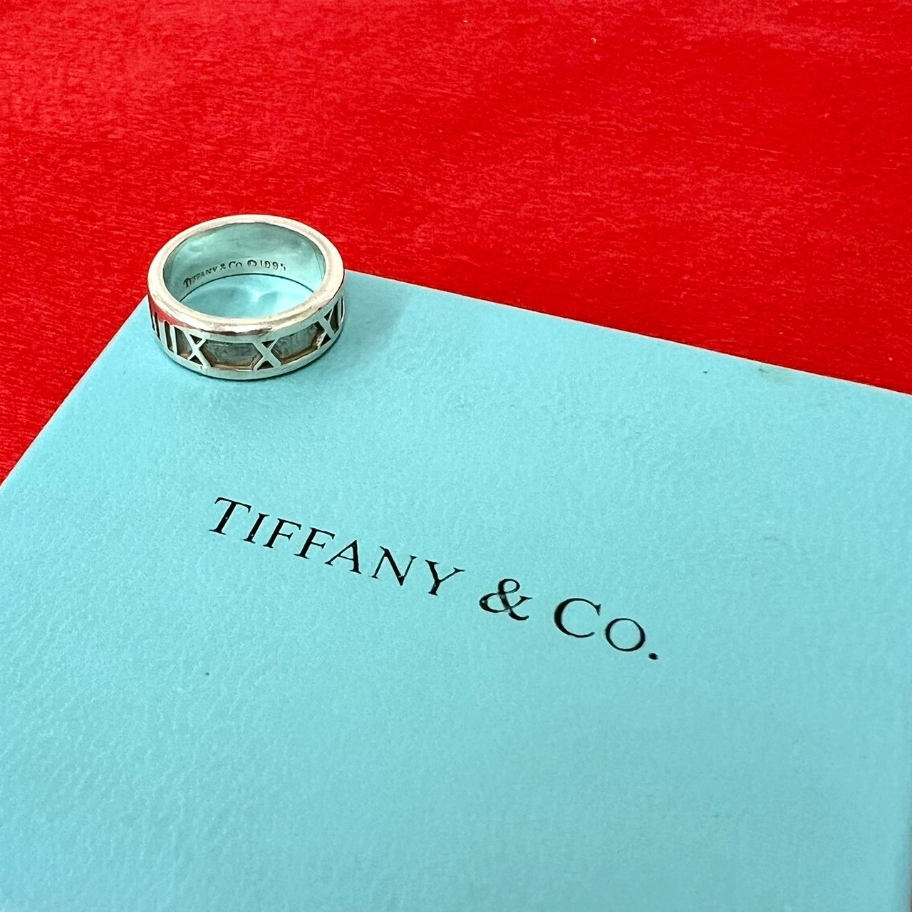 【ポイント2倍】極 美品 TIFFANY&Co. ティファニー アトラス リング シルバー925 指輪 8号 アクセサリー メンズ レディース シルバー 78300【送料無料】【中古】｜Trip Vintage