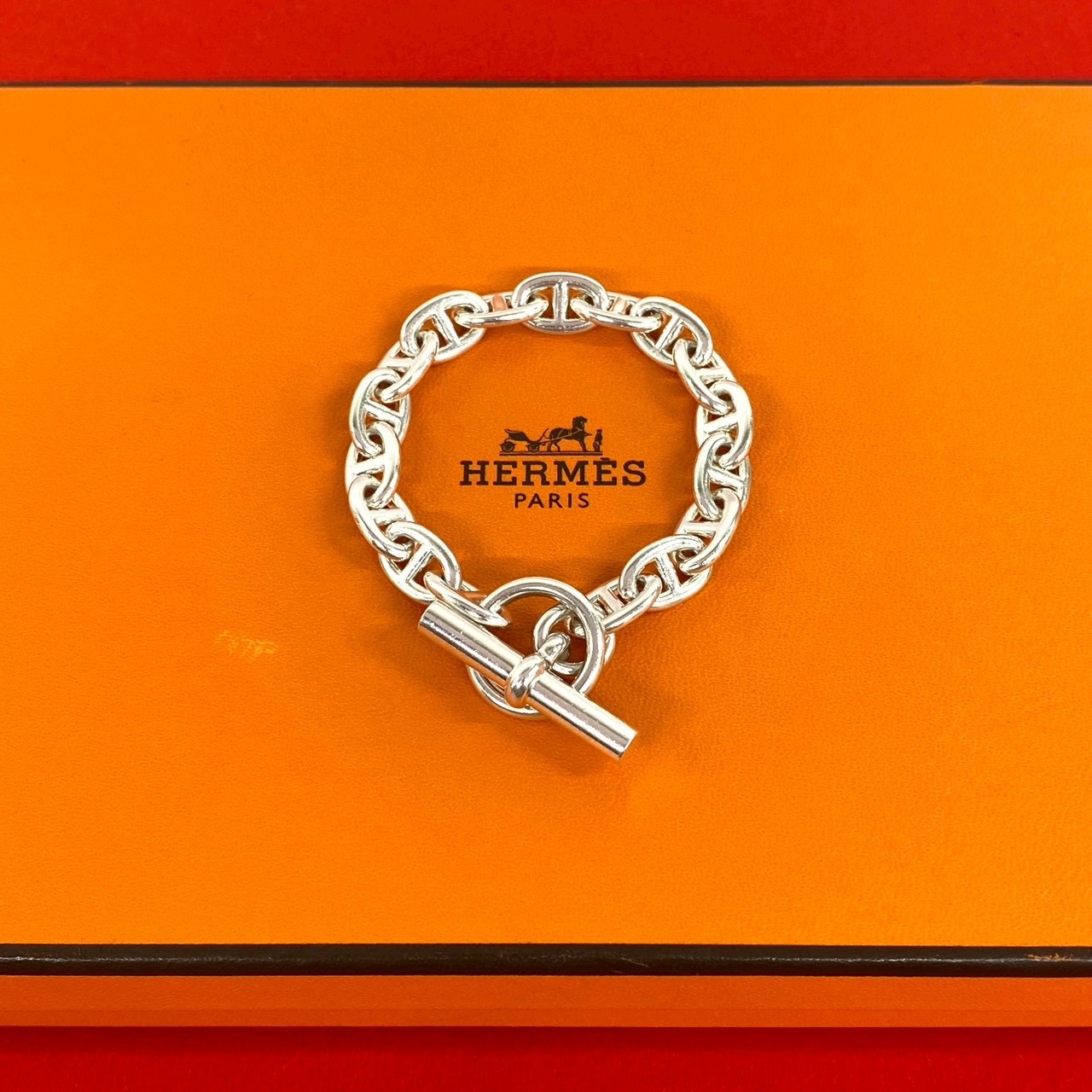 【ポイント2倍】極 美品 HERMES エルメス シェーヌダンクル PM 17コマ ブレスレット シルバー925 チェーン アクセサリー シルバー 28523【送料無料】【中古】｜Trip Vintage