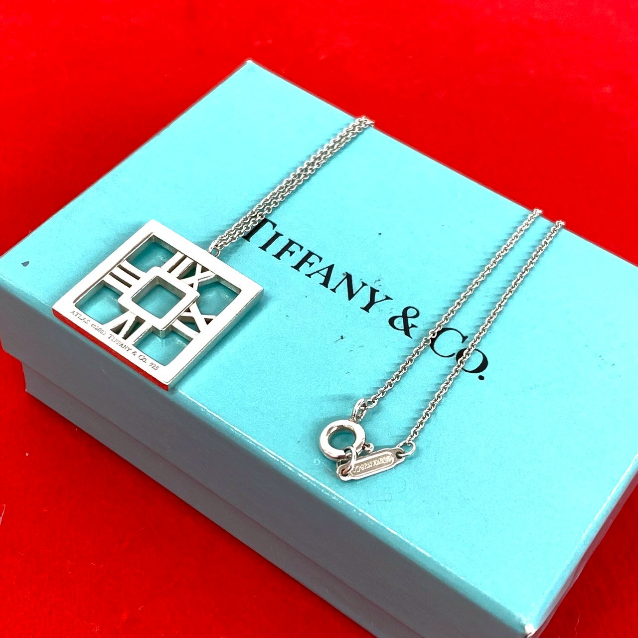 【ポイント2倍】極 美品 箱付き TIFFANY&Co. ティファニー ヴィンテージ アトラス ネックレス シルバー925 アクセサリー シルバー 10315 【送料無料】【中古】|Trip Vintage