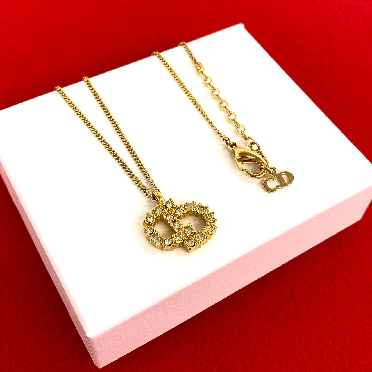 【ポイント2倍】極 美品 Christian Dior ディオール ヴィンテージ CD ロゴ モチーフ ネックレスGP ペンダント アクセサリー ゴールド 36082【送料無料】【中古】|Trip Vintage