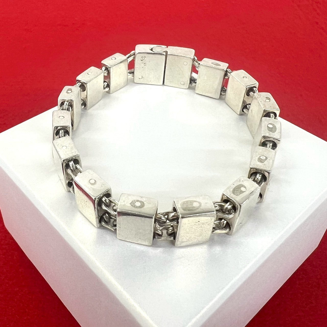 【ポイント2倍】極 美品 希少品 GUCCI グッチ ヴィンテージ シルバー925 チェーン ブレスレット アクセサリー シルバー 21027【送料無料】【中古】|Trip Vintage