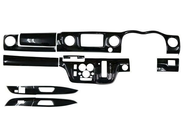 NV350キャラバンE26系前期型3Dインテリアパネル9Pピアノブラック