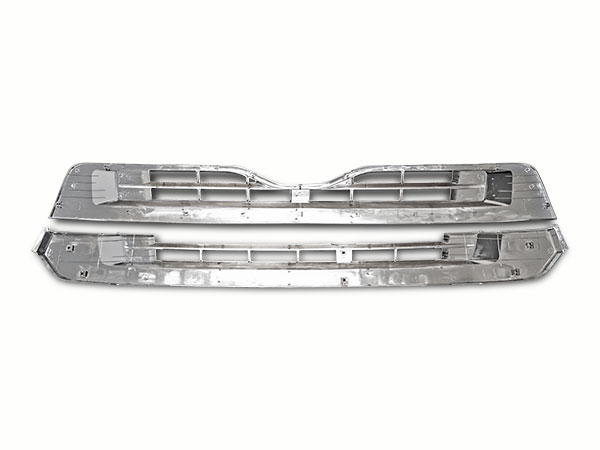 日産UDクオンメッキフロントアッパーグリルロアグリルSET