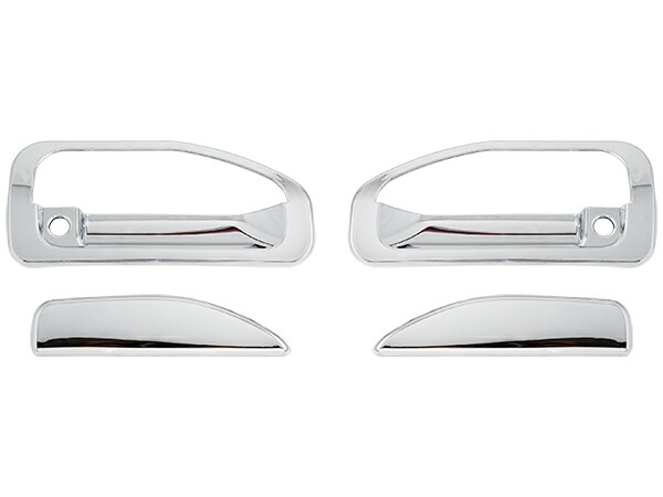 三菱ふそうジェネレーションキャンターブルーテックキャンターメッキドアハンドルカバー4P