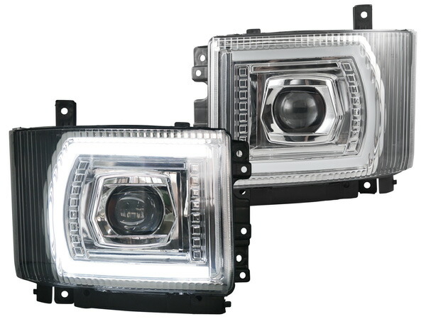 いすゞ07エルフハイキャブワイドキャブLEDヘッドライト左右セット