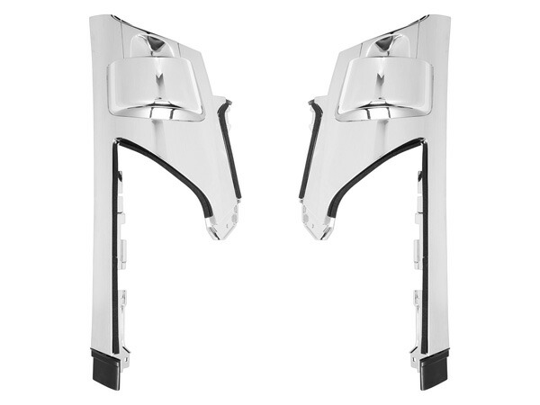 いすゞ23エルフ標準キャブメッキコーナーパネル