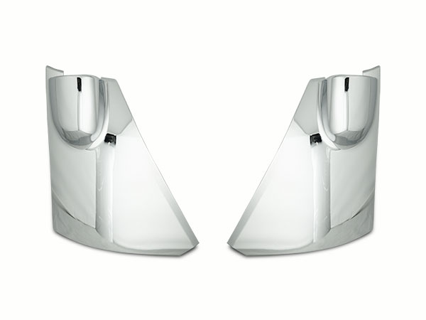 日野デュトロ現行型ワイドキャブメッキコーナーパネル