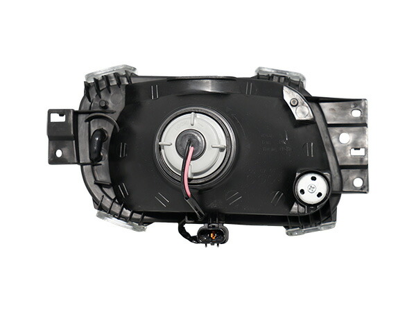 三菱ジェネレーションキャンターワイドボディ用メッキフロントバンパークルスタルフォグランプSET