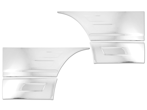 三菱ふそうジェネレーションキャンターブルーテックキャンター標準用メッキドアガーニッシュドアアンダーガーニッシュ4P