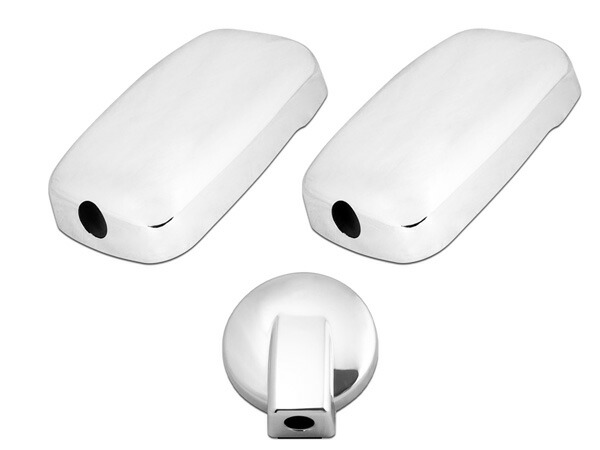 超低・PMエルフ標準ワイドメッキミラーカバー3点セット170φ