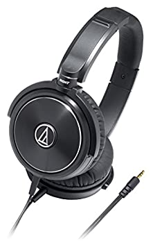【中古】 audio technica オーディオテクニカ SOLID BASS 密閉型オンイヤーヘッドホン ポータブル ブラック ATH-WS99