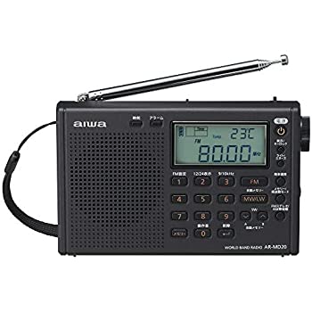 【中古】 アイワ ワールドバンドラジオ パール黒いこと