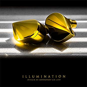 【中古】 水月雨 MOONDROP カナル型 イヤ電話機 ILLUMINATION-光 ゴールド m
