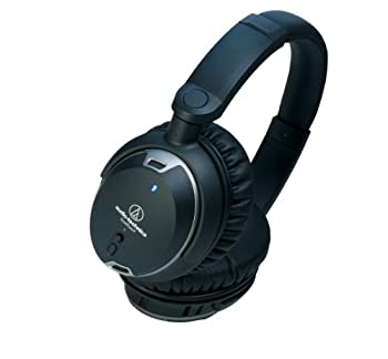【中古】 audio technica オーディオテクニカ QuietPoint 密閉型ヘッドホン ノイズキャンセリング ブラック ATH-ANC9