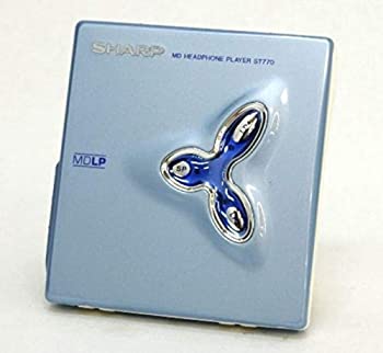 【中古】 せつ然たる 携帯型MD電気蓄音機 MD-ST770-A MDLP相応う 青味