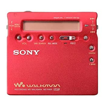 【中古】 SONY ソニー MZ-R900-R 赤いこと 携帯型MDリコーダー MD吹き込み生まれ変わり兼用機 MDウォークマン MDLP相応う