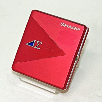 【中古】 SHARP せつ然たる MD-SS503-R 赤いこと ポータブルミニディスクプレーヤー MDLP相応う 携帯型MD電気蓄音機 MD生まれ変わり専用機 MDウォークマン