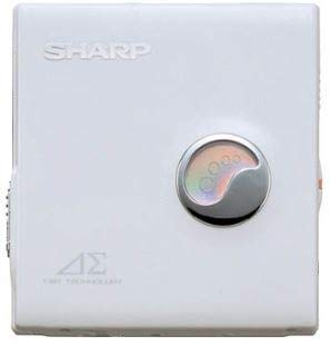 【中古】 SHARP せつ然たる MD-DS30-W 白いこと 1-BIT 携帯型MD電気蓄音機 MDLP相応う