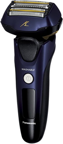 【中古】パナソニック 電気シェーバー　（青）Panasonic　ラムダッシュ　【5枚刃】　ES-LV7B の限定モデル ES-CLV7B-A