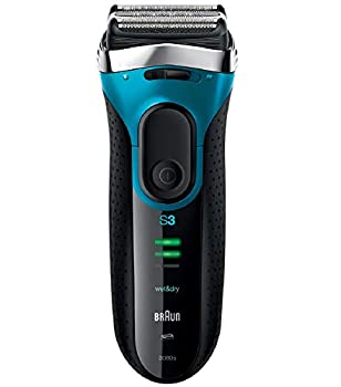 【中古】ブラウン シリーズ3 Proskin メンズ電気シェーバー 3枚刃 水洗い/お風呂剃り可 ブルー 3080s-B-JA｜バリューコネクト