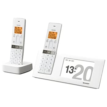 【中古】 シャープ 電話機 インテリアホン JD-4C2CW-W [ホワイト系]｜バリューコネクト