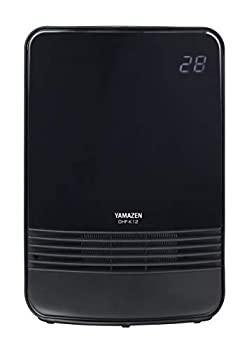 【中古】 山善 YAMAZEN 室温センサー付セラミックヒーター (温度設定4段階・センサー運転機能付) ブラック DHF-K12 (B)｜バリューコネクト