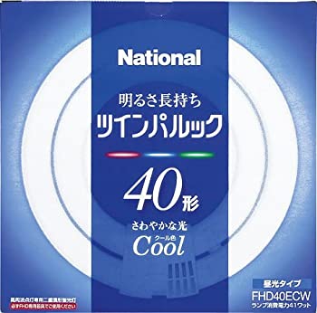 【中古】 パナソニック ツインパルック蛍光灯 40形 丸形 クール色 FHD40ECW