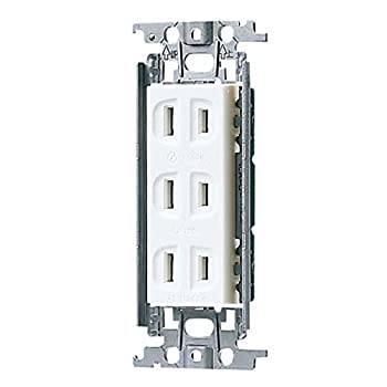 【中古】 Panasonic パナソニック コスモシリーズワイド21 埋込トリプルコンセント (ホワイト) WTF13033WK (10個入)