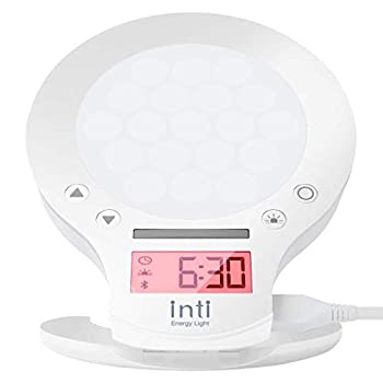 【中古】 moonmoon inti4s 光目覚まし時計 ( 大音量アラーム スマホ連動 ) デジタル時計 置き時計 スヌーズ機能 睡眠改善 快眠 安眠 朝日 太陽光|バリューコネクト