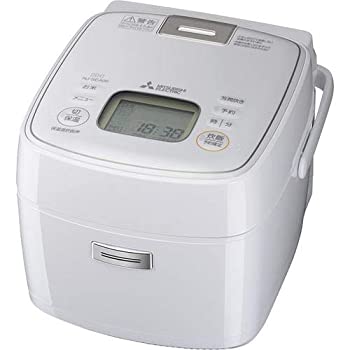 【中古】 三菱 IHジャー炊飯器 (3.5合炊き) ピュアホワイトMITSUBISHI 備長炭 炭炊釜 NJ-SEA06-W