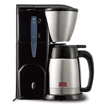 【中古】 メリタ (Melitta) フィルターペーパー式コーヒーメーカー メリタ ノアプラス ブラック 5杯用 SKT55-1B