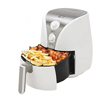 【中古】 Healthy Fryer (ヘルシーフライヤー) 油を使わずヘルシー調理 OTOMO オオトモ HF-01 ホワイト
