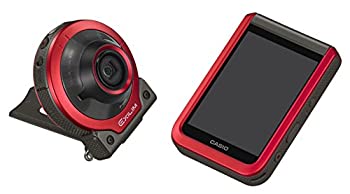 【中古】 CASIO カシオ デジタル写真機 EXILIM EX-FR100RD 写真機部 管する部分け隔てる 無償性表現スタイル写真機 EXFR100 赤いこと TV・オーディオ・カメラ-カメラ・ビデオカメラ・光学機器