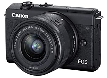 【中古】 Canon キャノン ミラーレス一眼カメラ EOS M200 標準ズームキット ブラック EOSM200BK-1545ISSTMLK|バリューコネクト