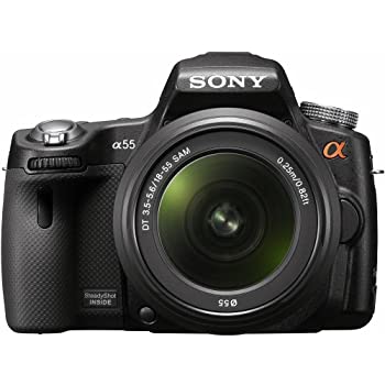 【中古】 ソニー SONY ミラーレス一眼 α55 ズームレンズキット DT 18-55mm F3.5-5.6 SAM付属 SLT-A55VL|バリューコネクト