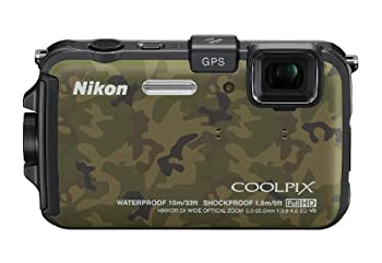 【中古】 Nikon ニコン デジタル写真器 COOLPIX (クールピクス) AW100 フォレストカムフラージュ AW100コマーシャル