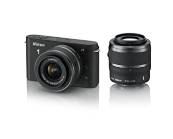 【中古】 Nikon ニコン ミラーレス一眼カメラ Nikon ニコン 1 (ワン) J1 (ジェイワン) ダブルズームキット ブラックN1 J1WZ BK｜バリューコネクト