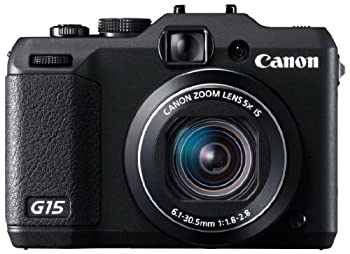【中古】 Canon 加農砲 デジタル写真器 PowerShot G15 約1210万絵素 光学5倍望遠レンズ PSG15
