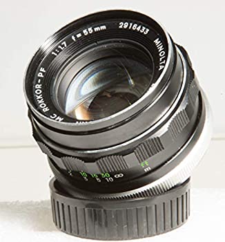 【中古】 MINOLTA MC ROKKOR-PF 1:1.7 f=55mm 単焦点レンズ ミノルタSRマウント｜バリューコネクト