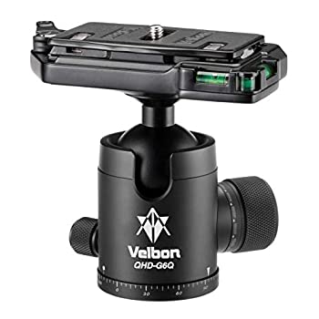 【中古】 Velbon 自由雲台 QHD-G6Q 中型 底面径51mm コマ止め方式 トルク調整対応 クイックシュー対応 アルミ製 471642 ブラック｜バリューコネクト