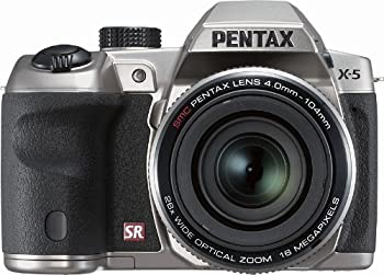 【中古】 PENTAX X-5 クラシックシルバー 1 600万画素 超広角-超望遠ズームレンズ 単3型電池仕様 デュアル手ぶれ補正 高速連写 X-5 CLASSIC SILVER 12