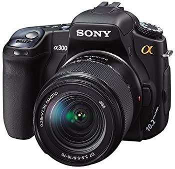 【中古】 ソニー SONY デジタル一眼レフカメラ α300 18-70レンズキット ブラック DSLRA300K|バリューコネクト