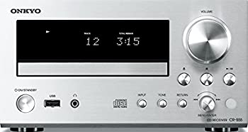 【中古】 ONKYO オンキョー CDラジオ受信機アンプリファイアー CR-555 (S)