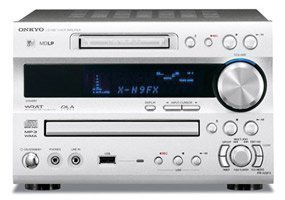 【中古】 ONKYO オンキョー CD MDラジオ受信機アンプリファイアー しろがね色 FR-N9FX (S)