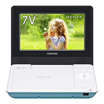 【中古】 東芝 7型ポータブルDVDプレーヤーグリーンCPRM対応TOSHIBA REGZA レグザポータブルプレーヤー SD-P710SG