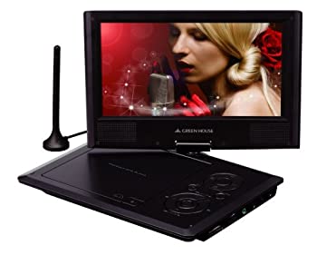楽天市場】GREEN HOUSE グリーンハウス/ポータブルDVDプレーヤー